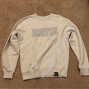 SVT Light Gray Women's Crew Neck Sweater